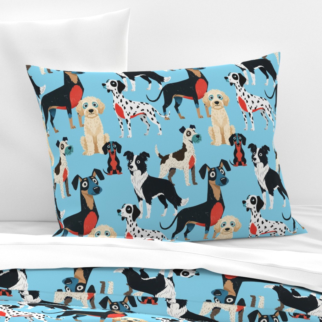 Pillow sky blue